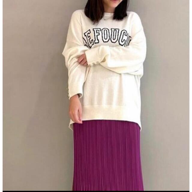 グレースコンチネンタル ロゴJQニットトップ