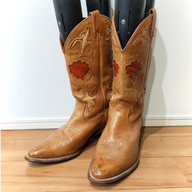 US9:27cm TEXASBOOTS ビンテージテキサスブーツウエスタンブーツ