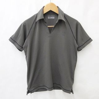 エドウィン(EDWIN)のエドウィン EDWIN GOLF ゴルフ ポロシャツ 半袖 グレー M(ウエア)