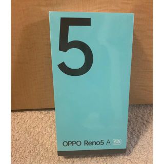 オッポ(OPPO)の新品未開封★OPPO Reno 5A ワイモバイル版 Y! mobile(スマートフォン本体)