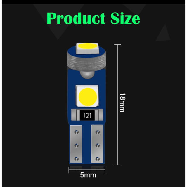 LED T5 3030SMD 3連 ホワイト2個