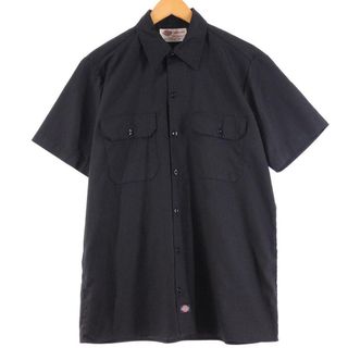 ディッキーズ(Dickies)の古着 ディッキーズ Dickies 半袖 ワークシャツ メンズM /eaa250819(シャツ)