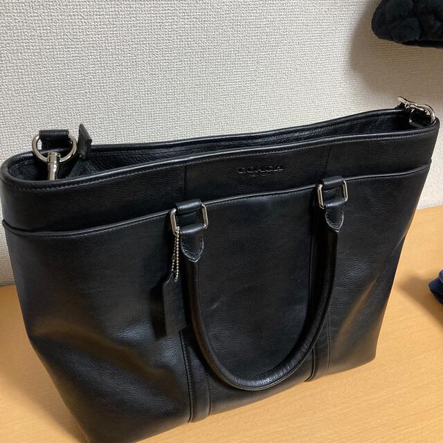 coach レザーメンズトートバッグ