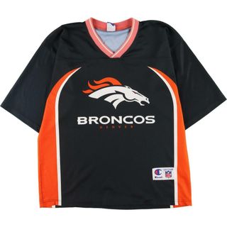 チャンピオン(Champion)の古着 チャンピオン Champion NFL DENVER BRONCOS デンバーブロンコス ゲームシャツ レプリカユニフォーム メンズXL /eaa253961(Tシャツ/カットソー(半袖/袖なし))