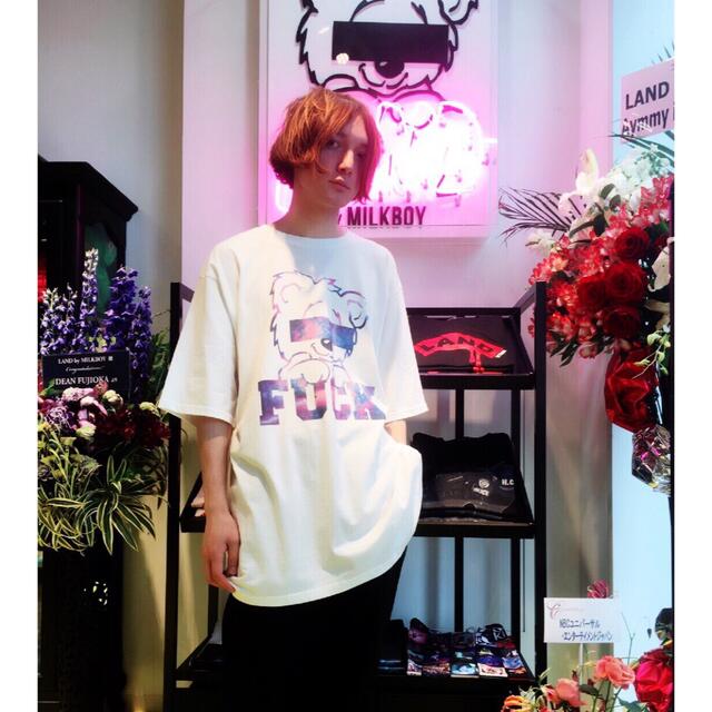 MILKBOY(ミルクボーイ)の新品★MILKBOY【SPACE FUCK BEAR TEE】ブラック★シャツ メンズのトップス(Tシャツ/カットソー(半袖/袖なし))の商品写真