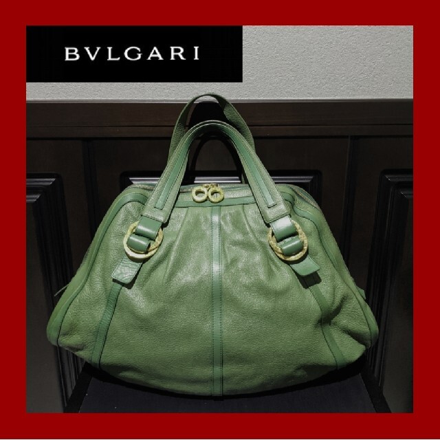 BVLGARI(ブルガリ)のロス購入【ブルガリ】日本未入荷だったサークルリングいっぱい☆大容量バッグ レディースのバッグ(ハンドバッグ)の商品写真