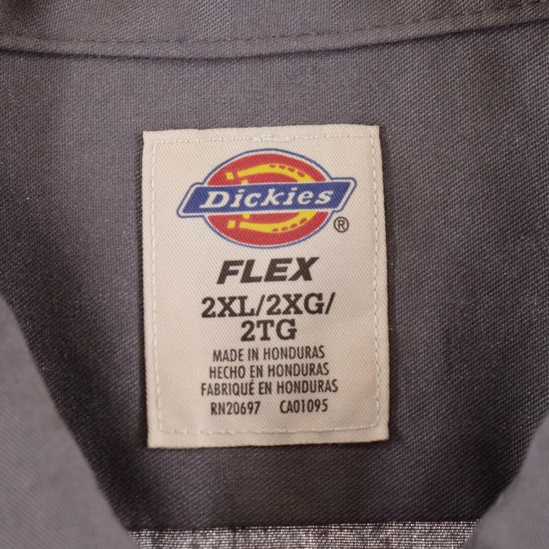 Dickies(ディッキーズ)の古着 ディッキーズ Dickies 半袖 ワークシャツ メンズXXL /eaa259164 メンズのトップス(シャツ)の商品写真