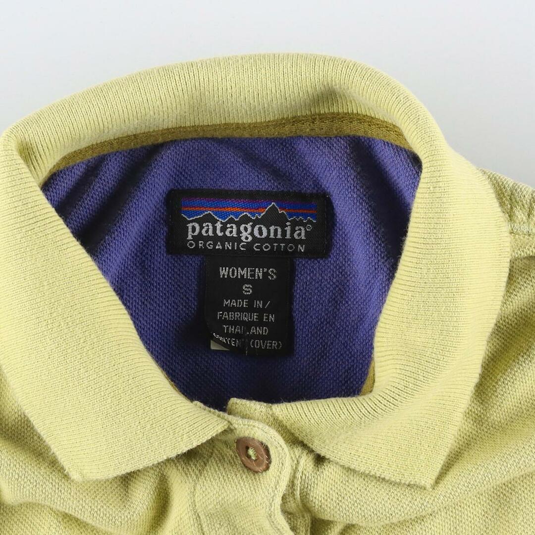 patagonia(パタゴニア)の古着 99年製 パタゴニア Patagonia ORGANIC COTTON オーガニックコットン 半袖 ポロシャツ レディースS ヴィンテージ /eaa248034 レディースのトップス(ポロシャツ)の商品写真