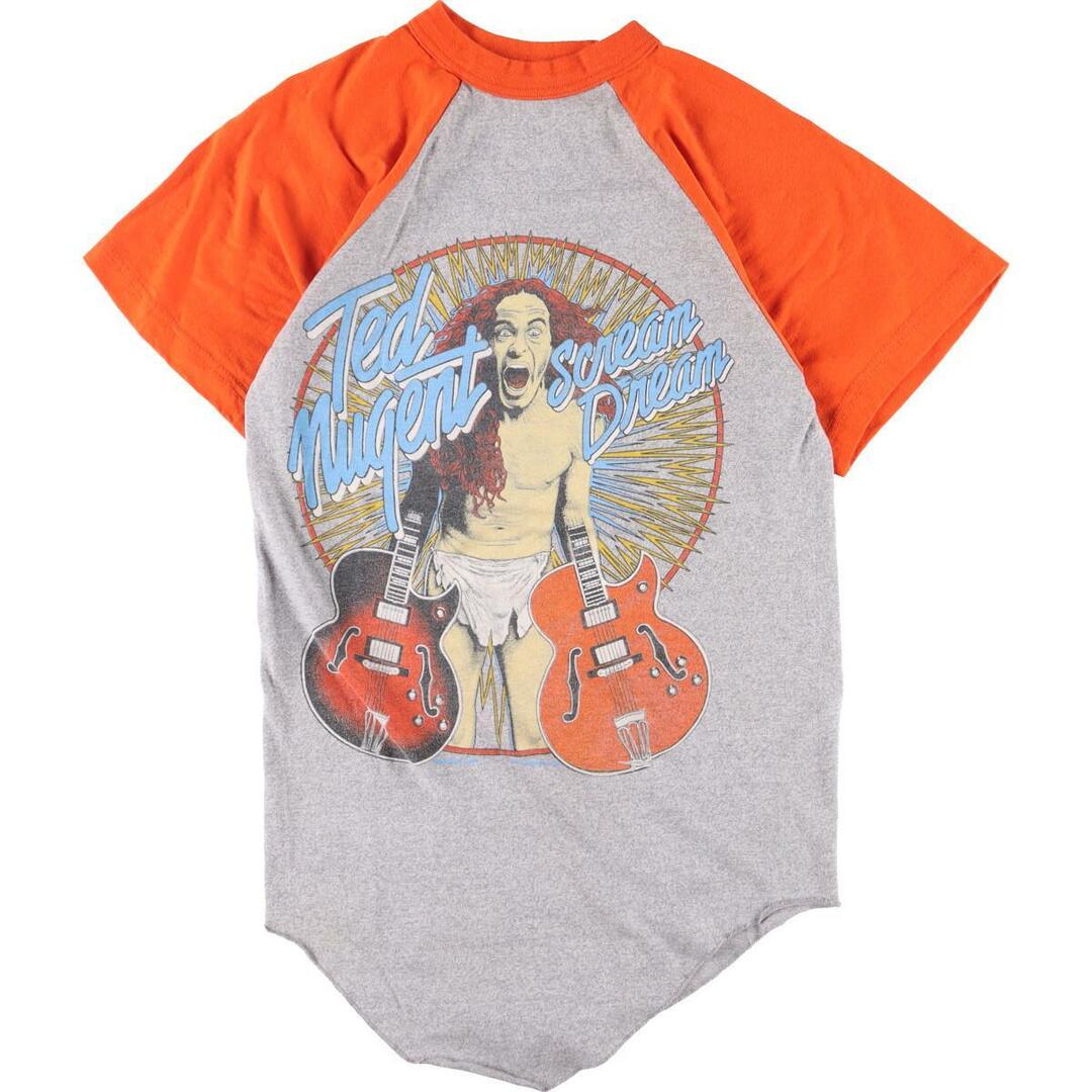 80年代 TED NUGENT テッドニュージェント Scream Dream アルバム バンドTシャツ バンT メンズXS レディースS ヴィンテージ /eaa256576