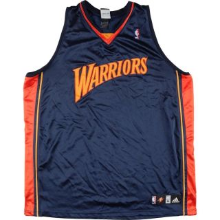 アディダス(adidas)の古着 ビッグサイズ アディダス adidas NBA GOLDEN STATE WARRIORS ゴールデンステートウォリアーズ ゲームシャツ レプリカユニフォーム 56 メンズXXL /eaa248586(タンクトップ)