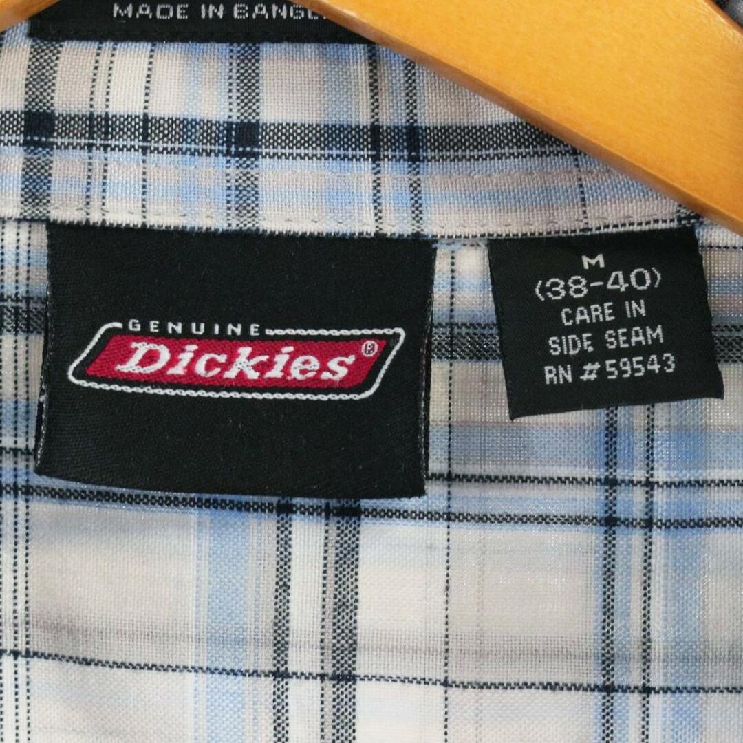 Dickies(ディッキーズ)の古着 ディッキーズ Dickies チェック柄 半袖 ワークシャツ メンズL /eaa251002 メンズのトップス(シャツ)の商品写真
