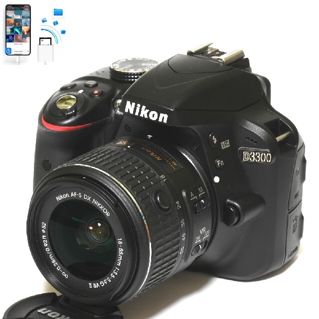 【Nikon】iPhoneに転送★ショット数1138回！D3300レンズキット