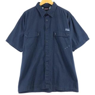 ディッキーズ(Dickies)の古着 ディッキーズ Dickies 半袖 ワークシャツ メンズXXL /eaa251006(シャツ)