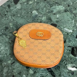 グッチ(Gucci)の70'S OLD GUCCI 美品 希少デザイン コインケース ラウンドジップ(財布)