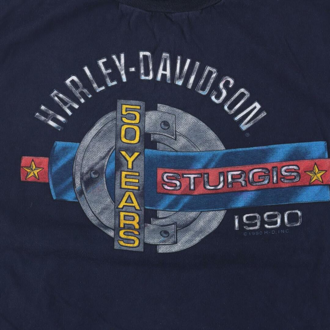 古着 90年代 ハーレーダビッドソン Harley-Davidson 両面プリント