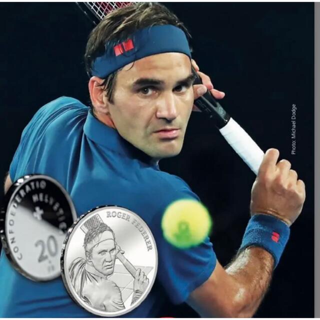 【入手困難】Roger Federer/ロジャーフェデラーシルバーコイン記念銀貨