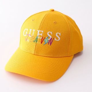 ゲス(GUESS)のゲス バルビン ローキャップ GUESS × J balvin イエロー マルチ(キャップ)