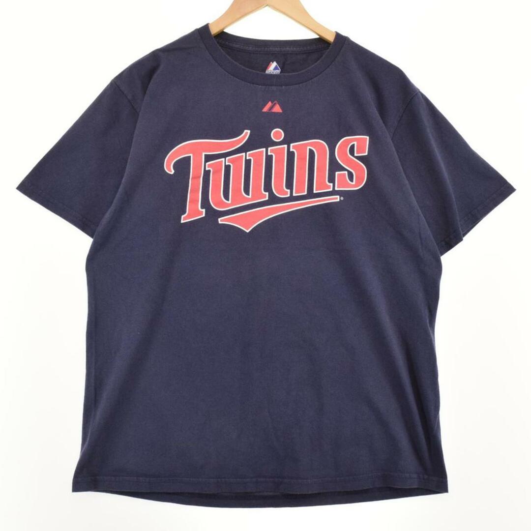 【激レア未使用品XL☆ナイキ製】MLBツインズ 両面刺繍ベースボールシャツ