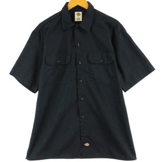 ディッキーズ(Dickies)の古着 ディッキーズ Dickies 半袖 ワークシャツ メンズXL /eaa251464(シャツ)