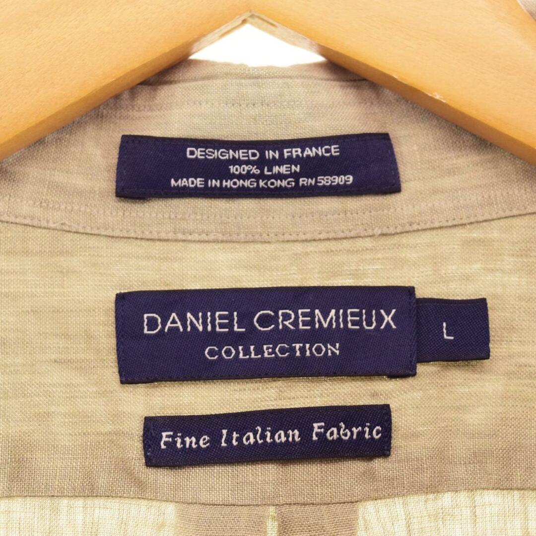 DANIEL CREMIEUX(ダニエルクレミュ)の古着 DANIEL CREMIEUX 半袖 リネン ボタンダウンシャツ メンズXL /eaa244925 メンズのトップス(シャツ)の商品写真