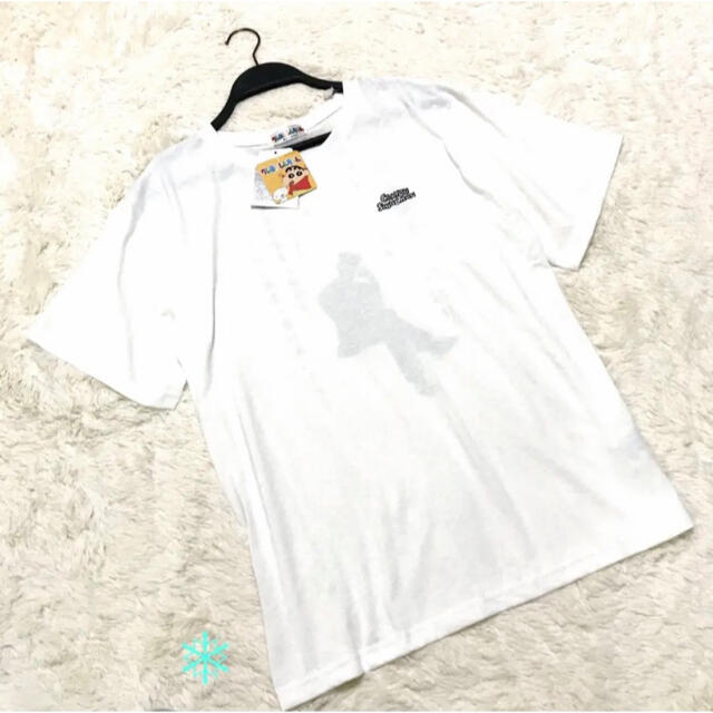 【新品】3L タグ付き クレヨンしんちゃん 野原ひろし Tシャツ 半袖 ホワイト レディースのトップス(Tシャツ(半袖/袖なし))の商品写真