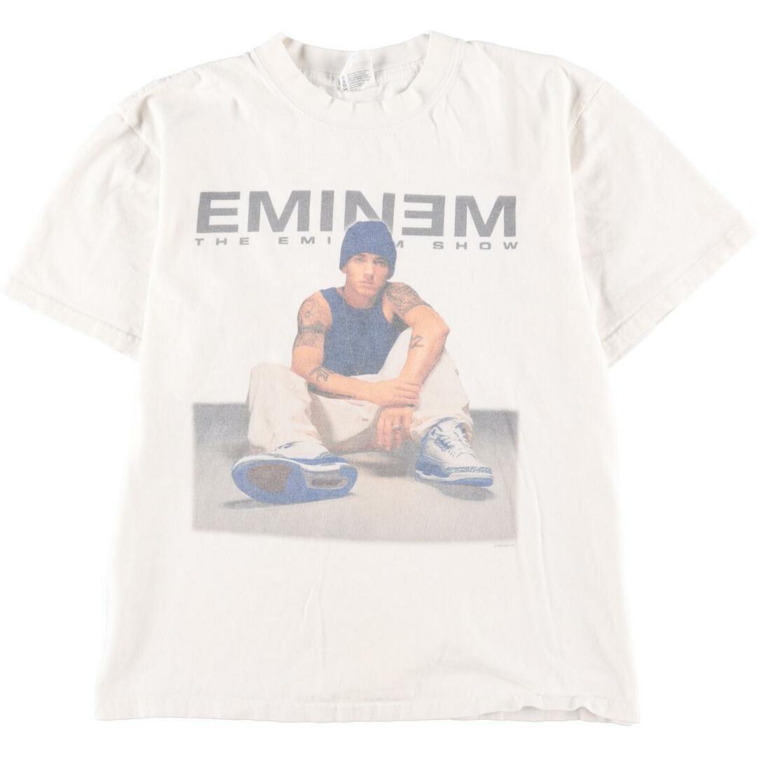 00年代 anvil EMIMEM エミネム The Eminem Show アルバム バンドTシャツ バンT メンズS /eaa256138ドミニカ製年代