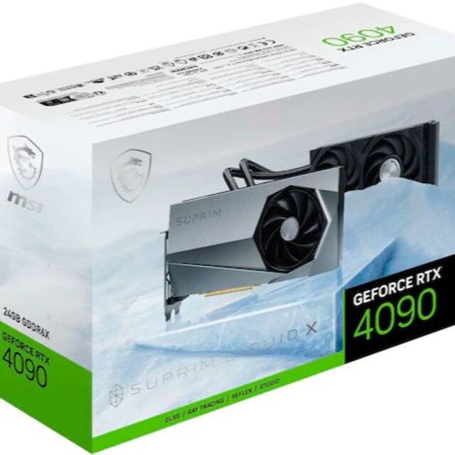 新品 MSI RTX 4090 SUPRIM LIQUID X  24G