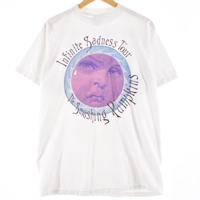 プリント生産国90年代 タルテックス TULTEX The Smashing Pumpkins スマッシングパンプキンズ INFINITE SADNESS TOUR '96 バンドTシャツ バンT メンズM ヴィンテージ /eva001718