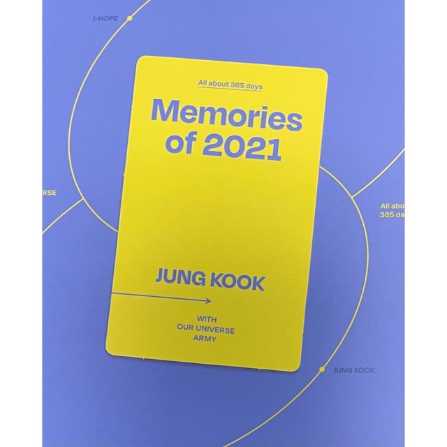 防弾少年団(BTS) - Blu-ray【グク】BTS Memories of 2021 ランダム