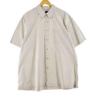 ギャップ(GAP)の古着 ギャップ GAP 半袖 ボタンダウンチェックシャツ メンズXL /eaa269254(シャツ)