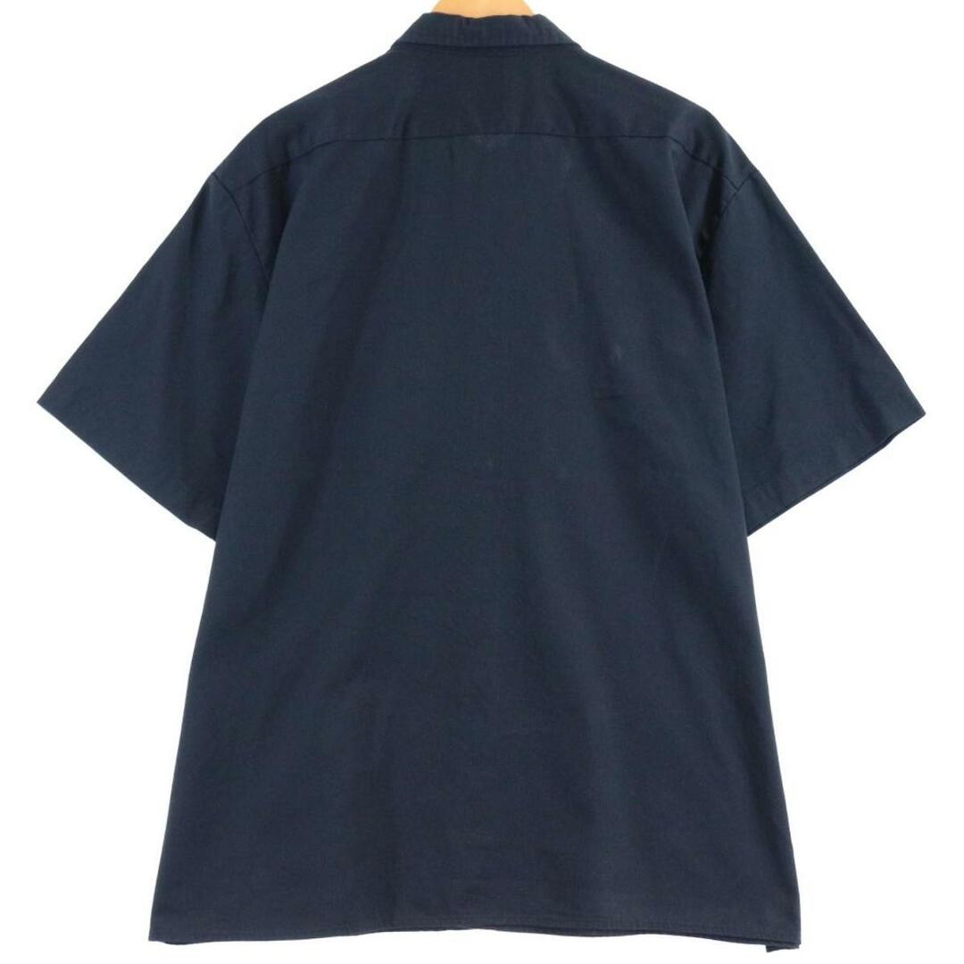 Dickies(ディッキーズ)の古着 ディッキーズ Dickies 半袖 ワークシャツ メンズXL /eaa255261 メンズのトップス(シャツ)の商品写真