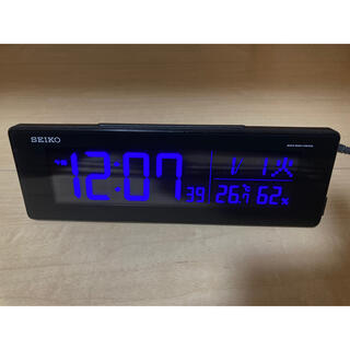 セイコー(SEIKO)のセイコー　デジタル置時計　DL205K  電波時計(置時計)