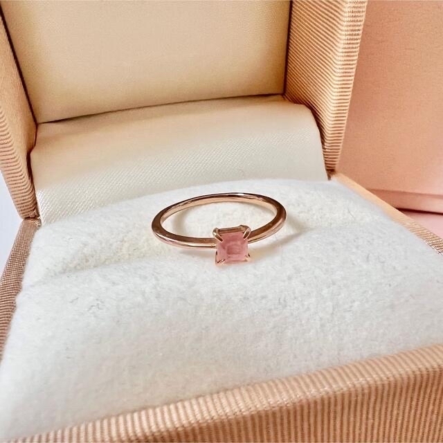 BIZOUX(ビズー)のBizouxロードクロサイトK18 ピンクゴールド指輪 レディースのアクセサリー(リング(指輪))の商品写真