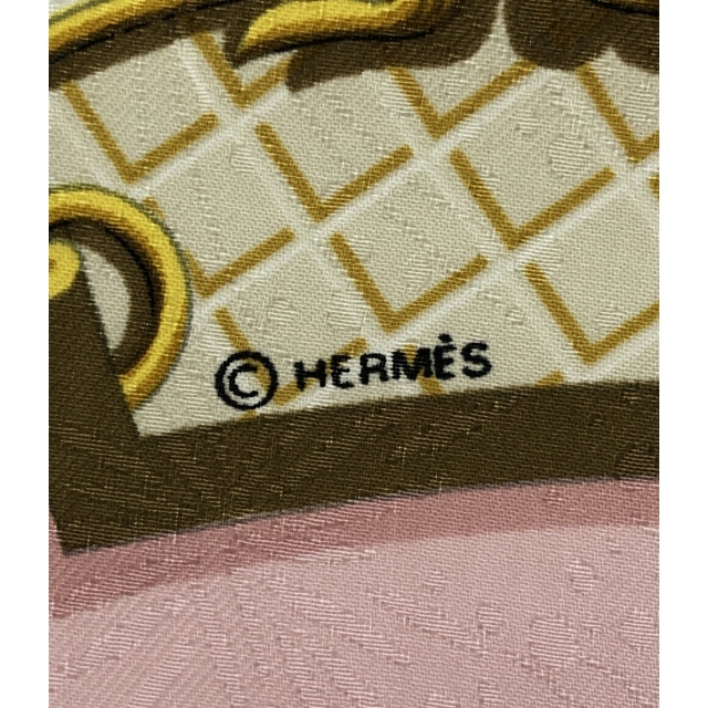 Hermes(エルメス)のエルメス スカーフ カレ90 小鳥柄 自由の天地への鍵 レディース レディースのファッション小物(バンダナ/スカーフ)の商品写真