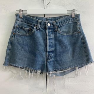 リーバイス(Levi's)の古着 70年代 リーバイス Levi's リーバイス501 66後期 デニムショーツ ショートパンツ レディースXL(w31) ヴィンテージ /eaa246866(ショートパンツ)