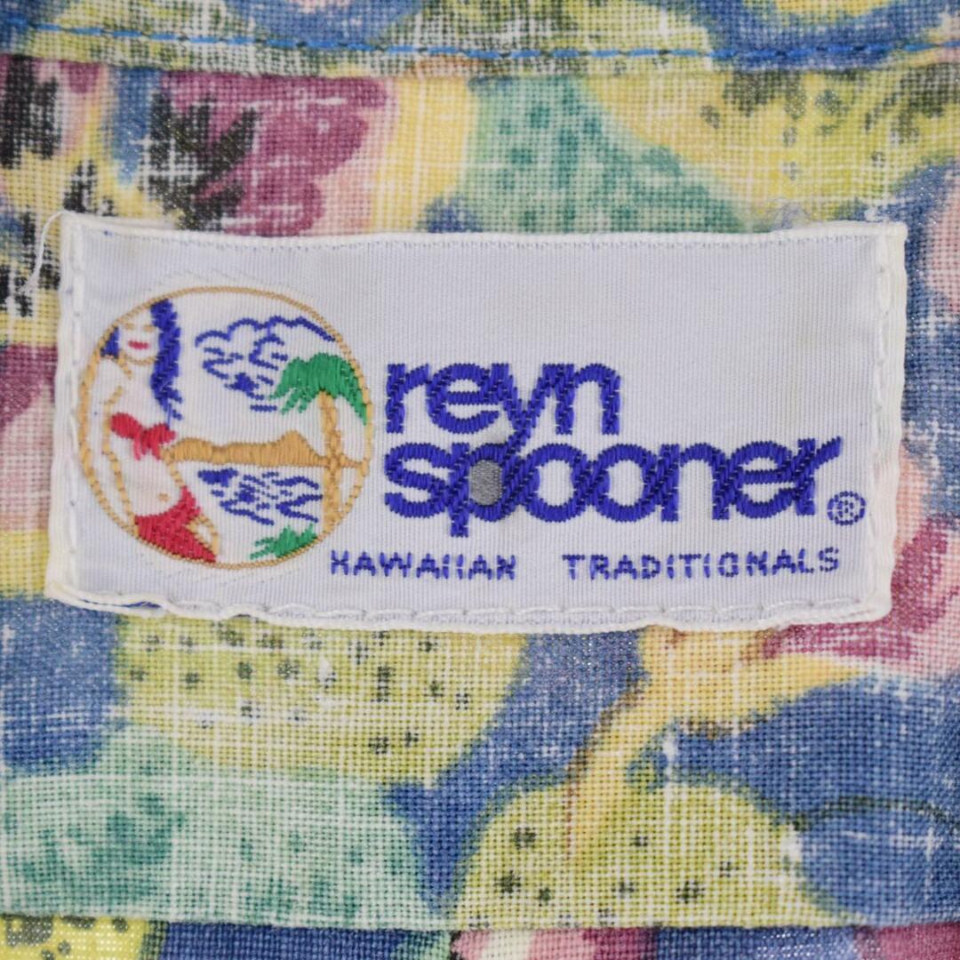 Reyn Spooner(レインスプーナー)の古着 90年代~ レインスプーナー REYNSPOONER 水着タグ ビキニタグ 総柄 花柄ハワイアンアロハシャツ メンズL ヴィンテージ /eaa141479 メンズのトップス(シャツ)の商品写真