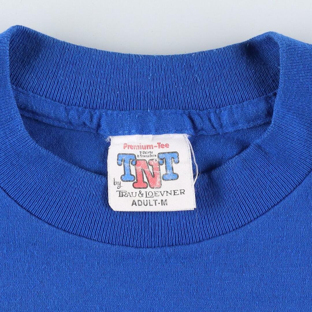 80年代 TRAU&LOEVNER スポーツプリントTシャツ USA製 メンズS ヴィンテージ /eaa262728