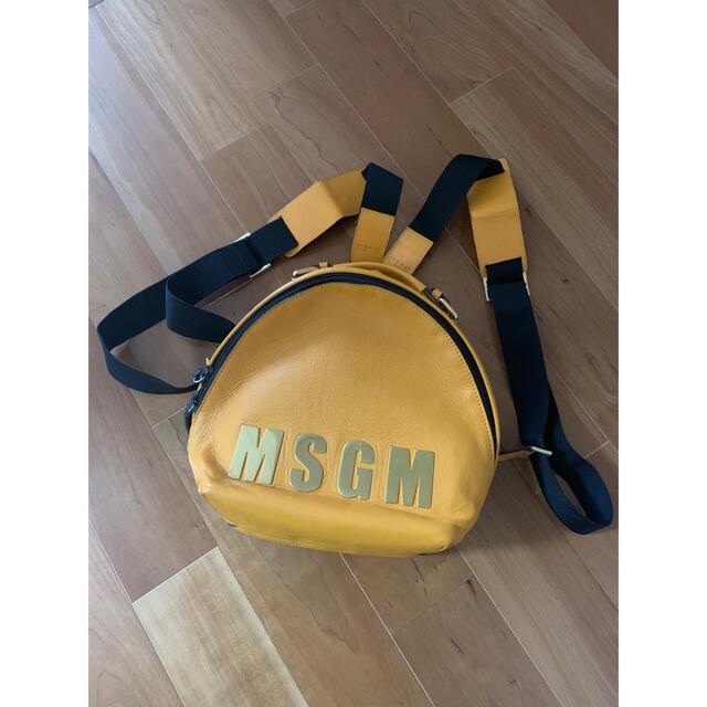 【セール中】MSGM リュック　バックパック　革リュック