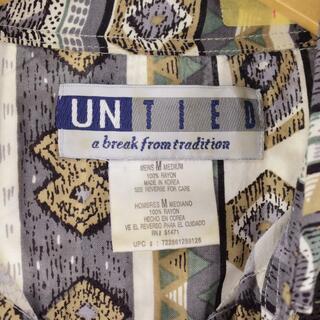 UNTIED a break from tradition 総柄 半袖 レーヨンシャツ メンズXL /eaa247814