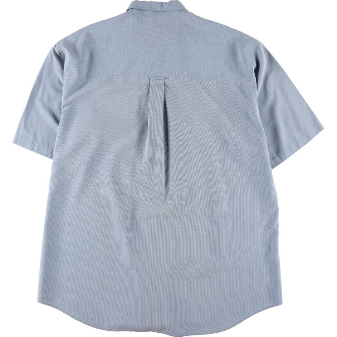 古着 ビッグサイズ 90年代 ラルフローレン Ralph Lauren CHAPS チャップス 半袖 ボタンダウンチェックシャツ メンズXXXL ヴィンテージ /eaa268952 - 1