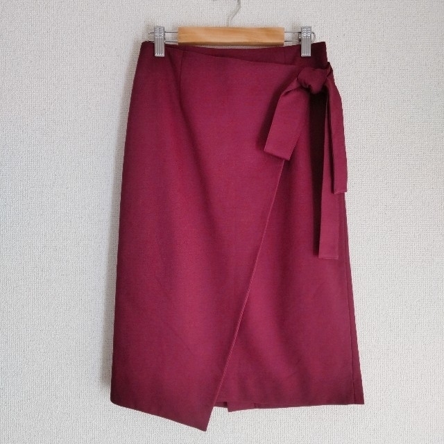 JUSGLITTY(ジャスグリッティー)のJUSGLITTY アシメヘムラップスカート レディースのスカート(ひざ丈スカート)の商品写真