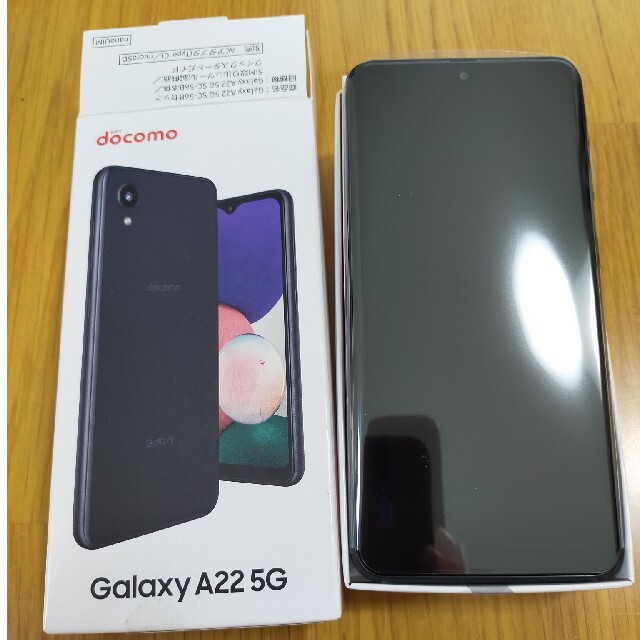 新品 Galaxy A22 5G 黒 本体のみスマートフォン/携帯電話