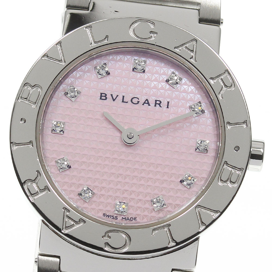 ☆良品★箱・保証書付き【BVLGARI】ブルガリ ブルガリブルガリ BB26SS クォーツ レディース_709902【ev20】