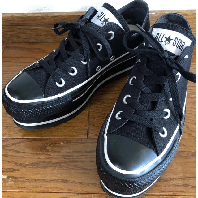 converse コンバース オールスター チャンキーライン ブラック 22.5