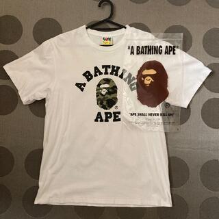 アベイシングエイプ(A BATHING APE)のa bathing ape BAPE カレッジロゴ　Tシャツ　Lサイズ(Tシャツ/カットソー(半袖/袖なし))