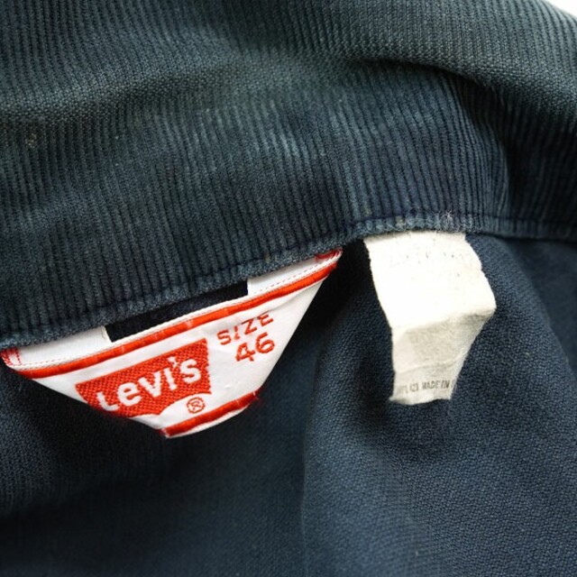 70's Levi's 70505 コーデュロイJKT ネイビー 表記(46)39sLevi