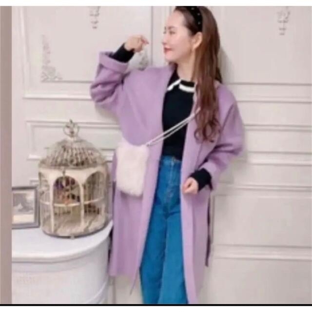 MAISON MARBLE メゾンマーブル メローキャンディーコート ラベンダー