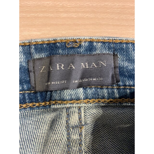 ZARA(ザラ)のZARA ダメージデニム スキニー メンズのパンツ(デニム/ジーンズ)の商品写真