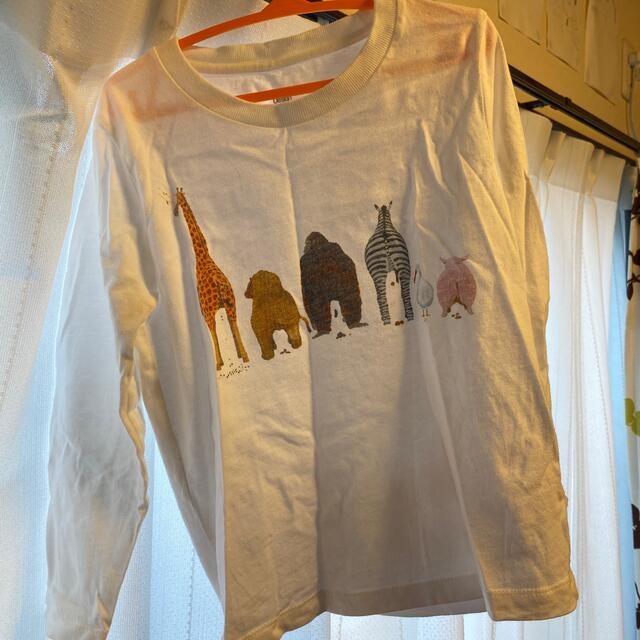 Design Tshirts Store graniph(グラニフ)のグラニフ ロンT110(みんなうんち) キッズ/ベビー/マタニティのキッズ服女の子用(90cm~)(Tシャツ/カットソー)の商品写真