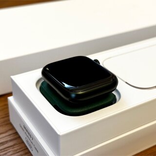 アップルウォッチ(Apple Watch)のApple Watch Series 7 (GPSモデル)  45mm グリーン(腕時計(デジタル))